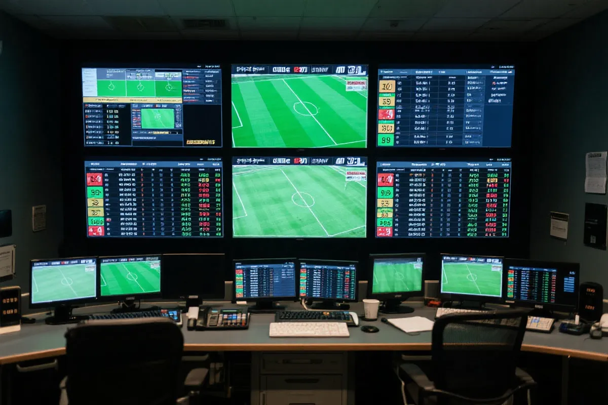 实时赛事数据中心展示